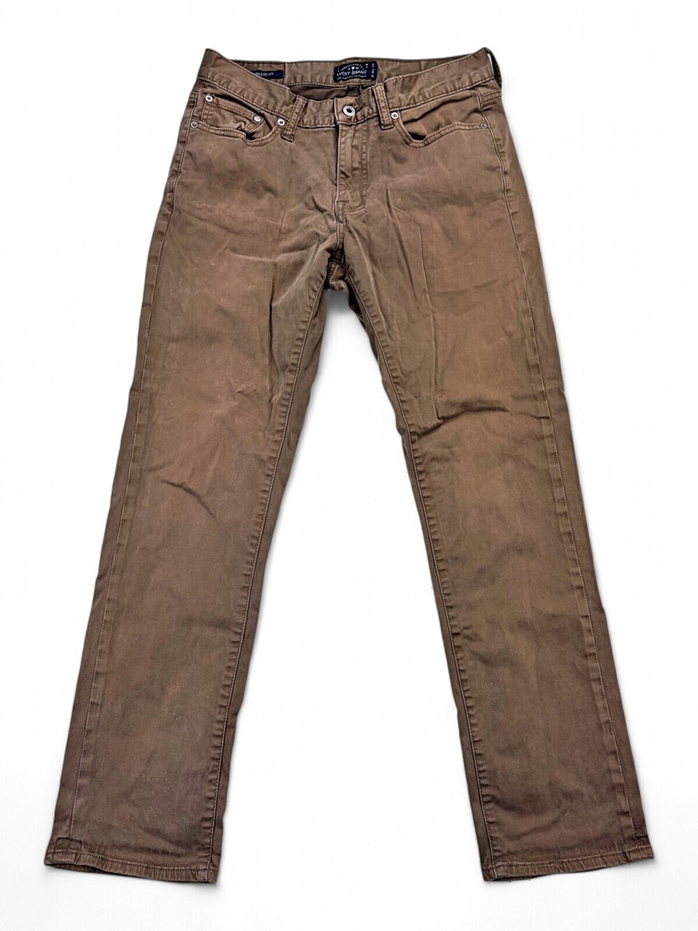 Lucky Brand Men's Straight Jeans Brown 30x30
